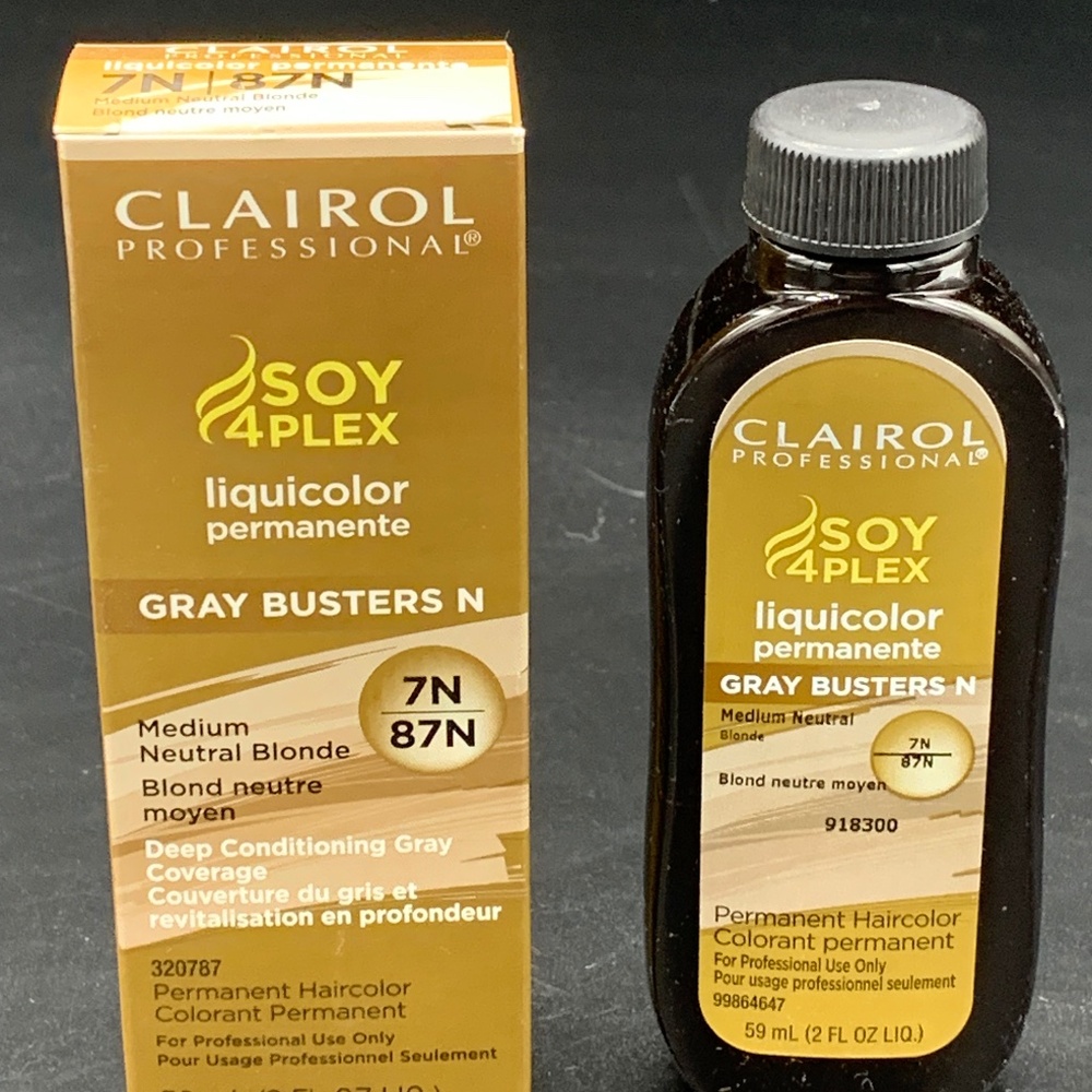 CLAIROL SOY 4 PLEX LIQUICOLOR 87N Med Blonde Permanent Liquid Hair Color 2 fl oz